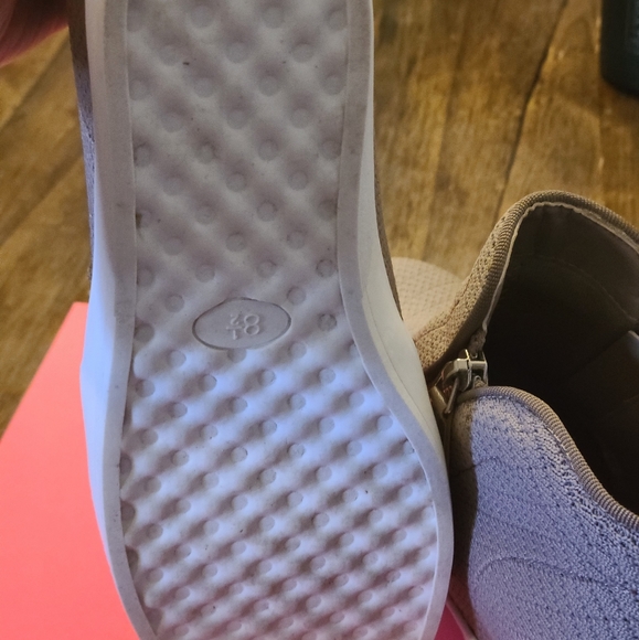 Women's Wedge Sneakers Platform Ankle Booties Size 8.5 - Picture 4 of 8